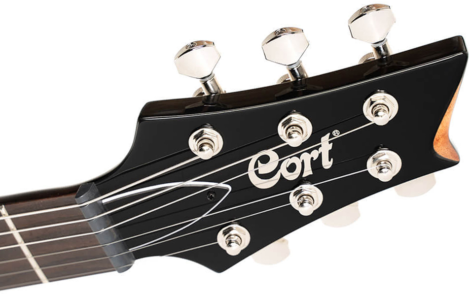 Cort M600 2h Ht Rw - Trans Black Burst - Double cut gitaar - Variation 4