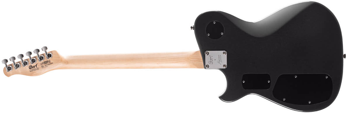 Cort Matthew Bellamy Mbm2 Sustainiac Meta Signature 2h Ht Lau - Satin Black - Televorm elektrische gitaar - Variation 1