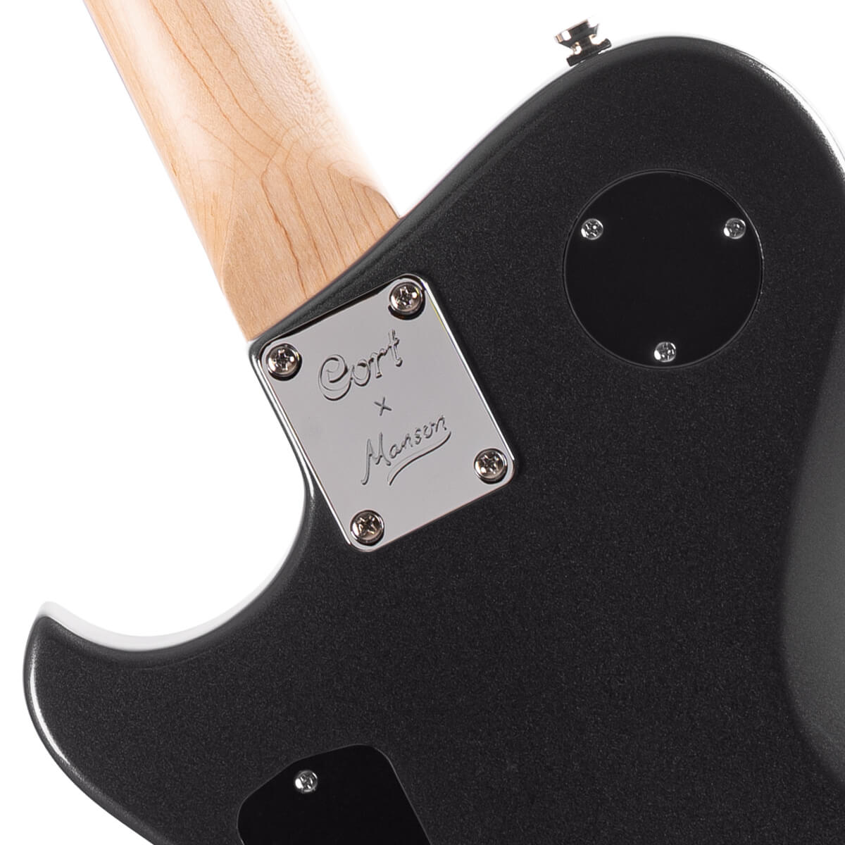 Cort Matthew Bellamy Mbm2 Sustainiac Meta Signature 2h Ht Lau - Satin Black - Televorm elektrische gitaar - Variation 2