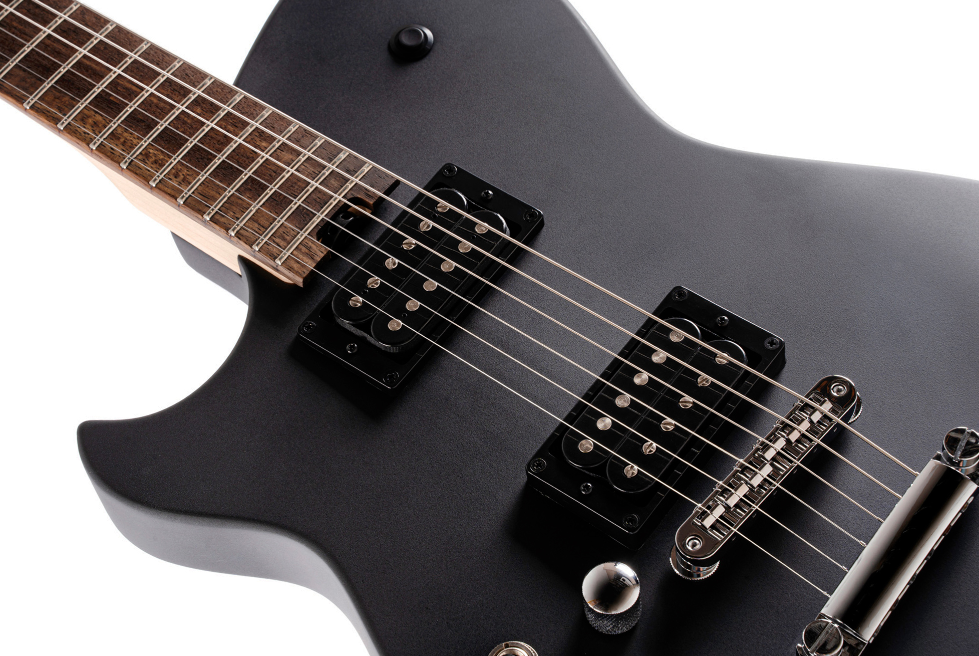 Cort Matthew Bellamy Mbm2h Gaucher Signature 2h Ht Lau - Satin Black - Televorm elektrische gitaar - Variation 2