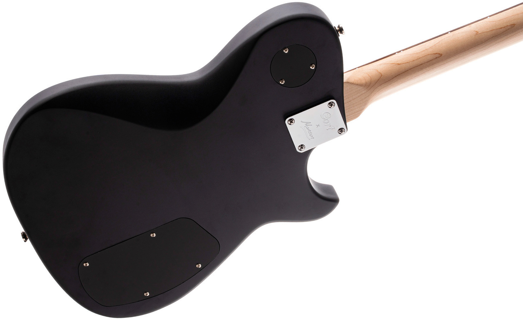 Cort Matthew Bellamy Mbm2h Gaucher Signature 2h Ht Lau - Satin Black - Televorm elektrische gitaar - Variation 3
