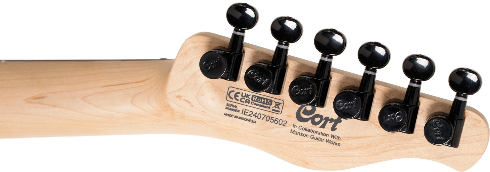 Cort Matthew Bellamy Mbm2h Gaucher Signature 2h Ht Lau - Satin Olive Green - Televorm elektrische gitaar - Variation 5