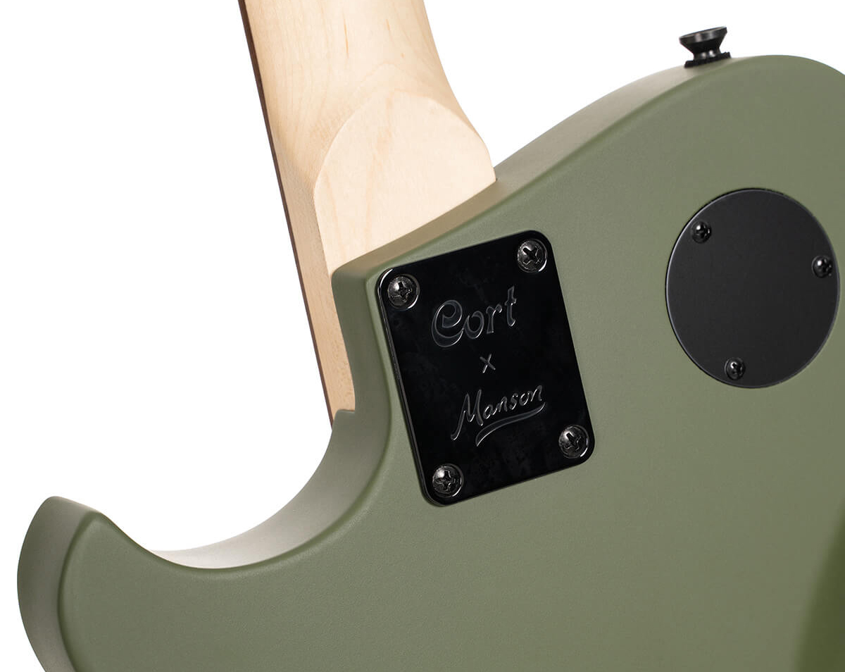 Cort Matthew Bellamy Mbm2h Meta Signature 2h Ht Lau - Satin Olive Green - Televorm elektrische gitaar - Variation 3