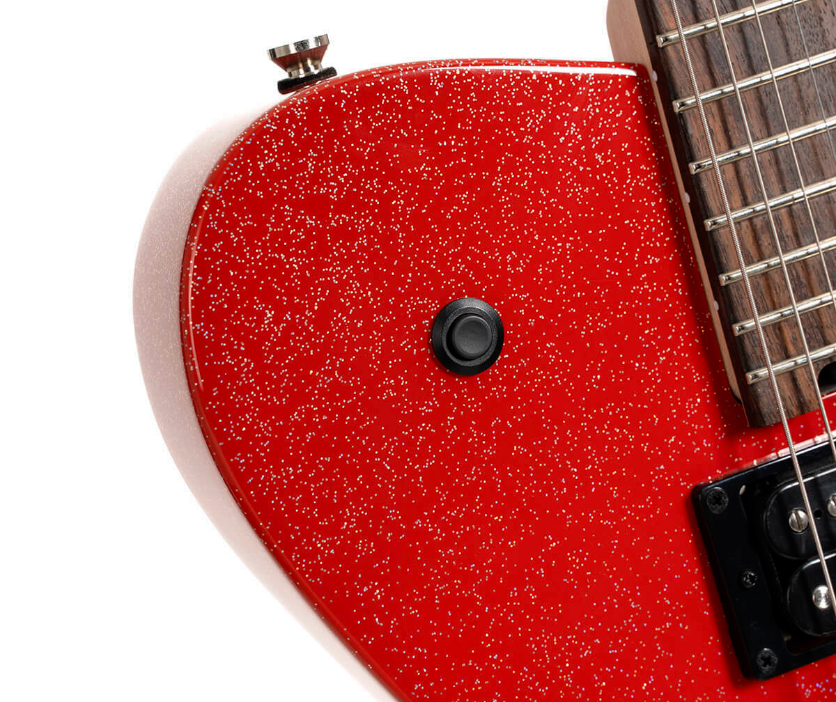 Cort Matthew Bellamy Mbm2h Meta Signature 2h Ht Lau - Red Sparkle - Televorm elektrische gitaar - Variation 4