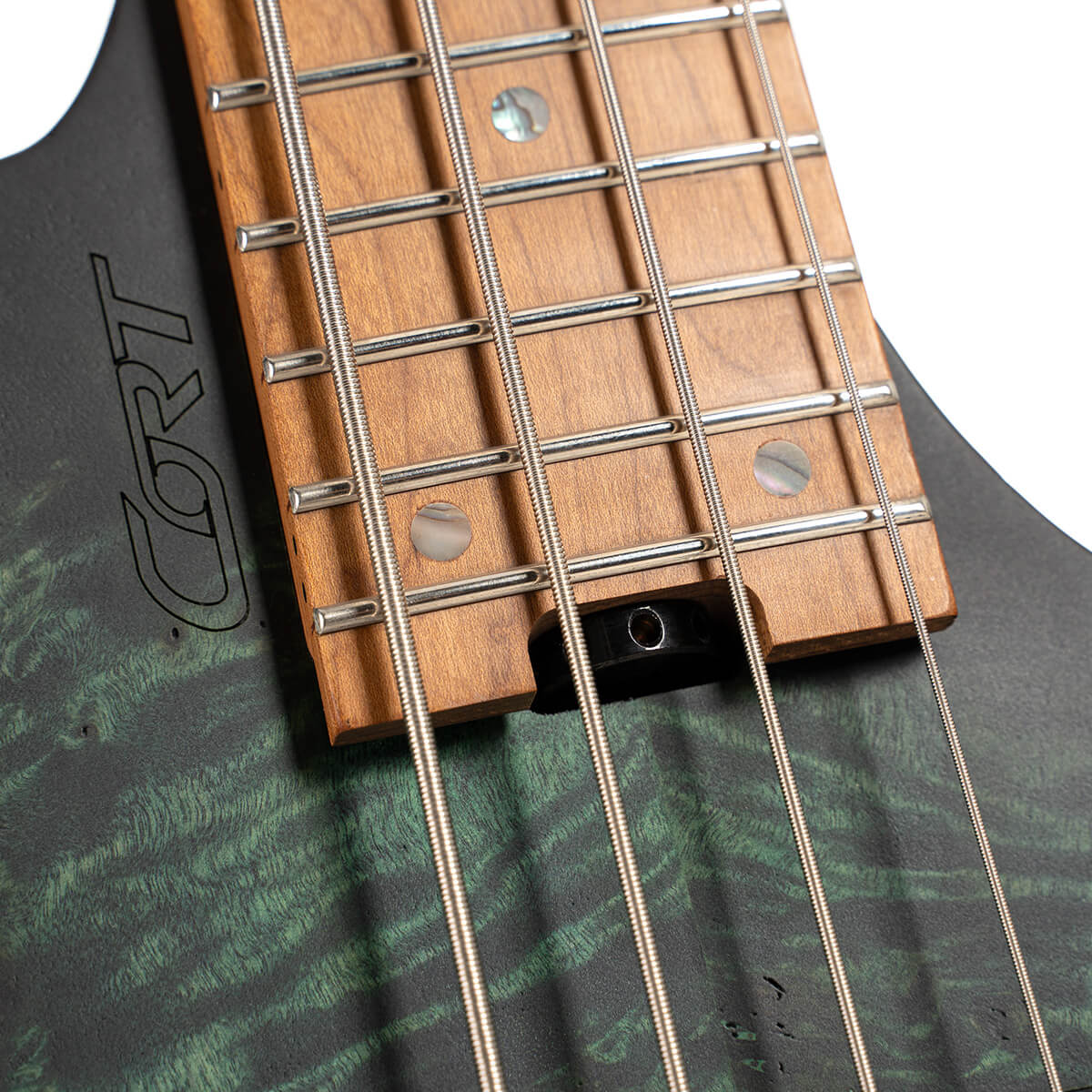 Cort Space 4c Artisan Active Bartolini Mn - Star Dust Green - Solid body elektrische bas - Variation 6