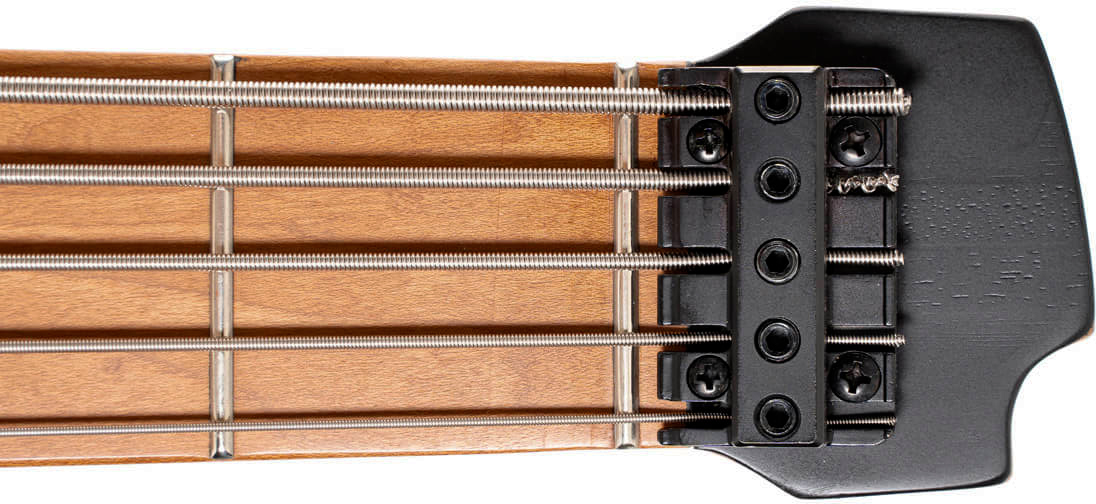 Cort Space 5c Artisan Active Bartolini Mn - Matte Star Dust Black - Solid body elektrische bas - Variation 11