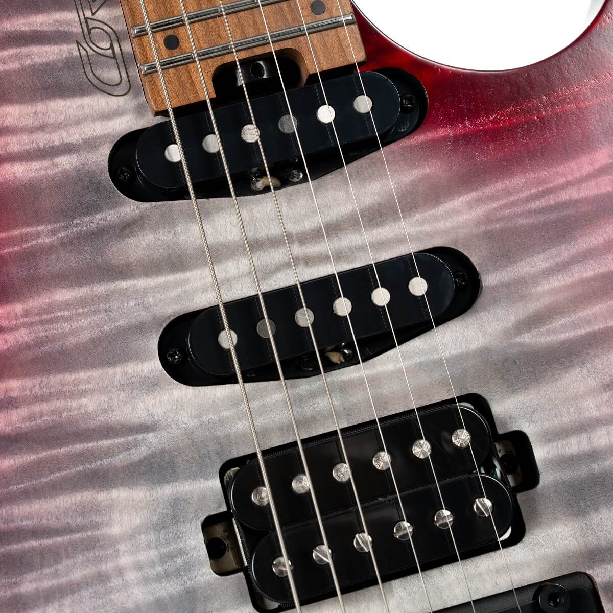 Cort Space G6tr 2h Fr Mn - Gloss Lava - Elektrische reisgitaar - Variation 3