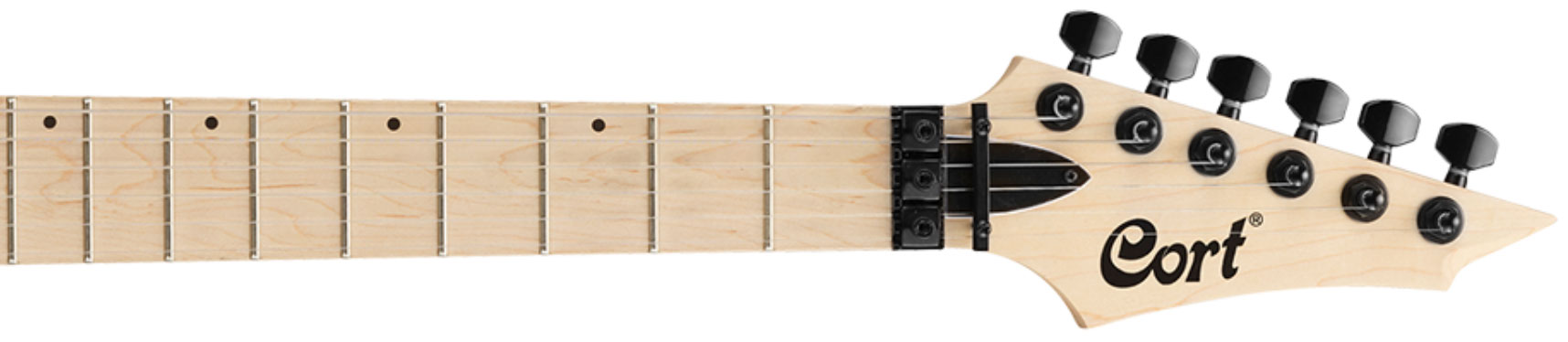 Cort X300 Fr Hh Mn - Blue Burst - Elektrische gitaar in Str-vorm - Variation 2