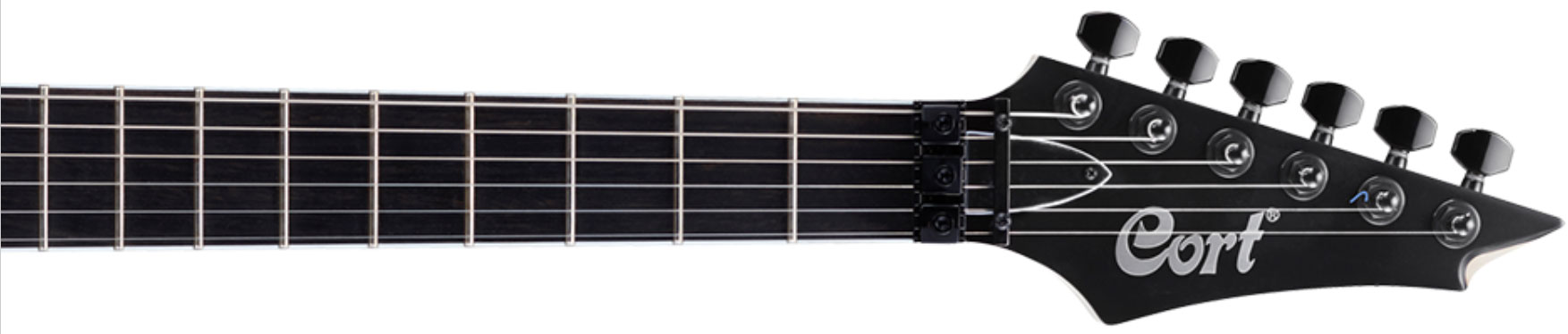 Cort X500 Fr Hh Eb - Open Pore Jean Burst - Elektrische gitaar in Str-vorm - Variation 2