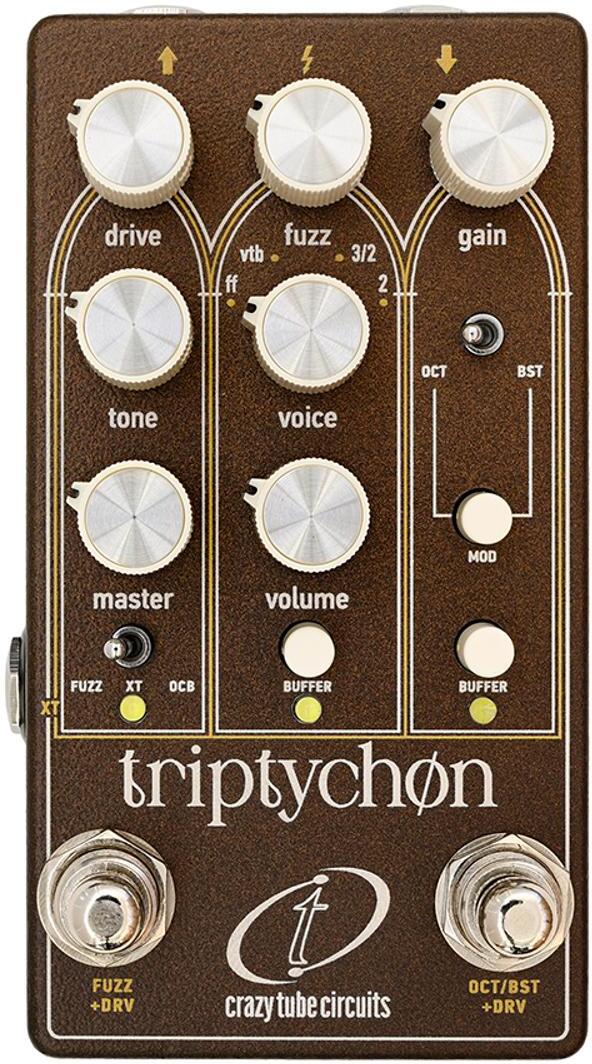 Crazy Tube Circuit Triptychon - Overdrive/Distortion/fuzz effectpedaal - Main picture