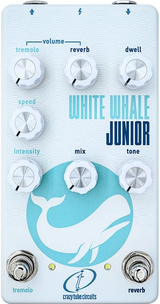 Crazy Tube Circuit White Whale Junior Reverb / Tremolo - Reverb/delay/echo effect pedaal - Main picture