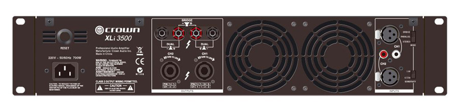Crown Xli3500 - Stereo krachtversterker - Variation 1