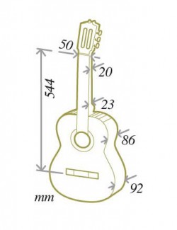 Cuenca 40-r 4/4 Cedre Palissandre Rw - Natural - Klassieke gitaar 4/4 - Variation 1