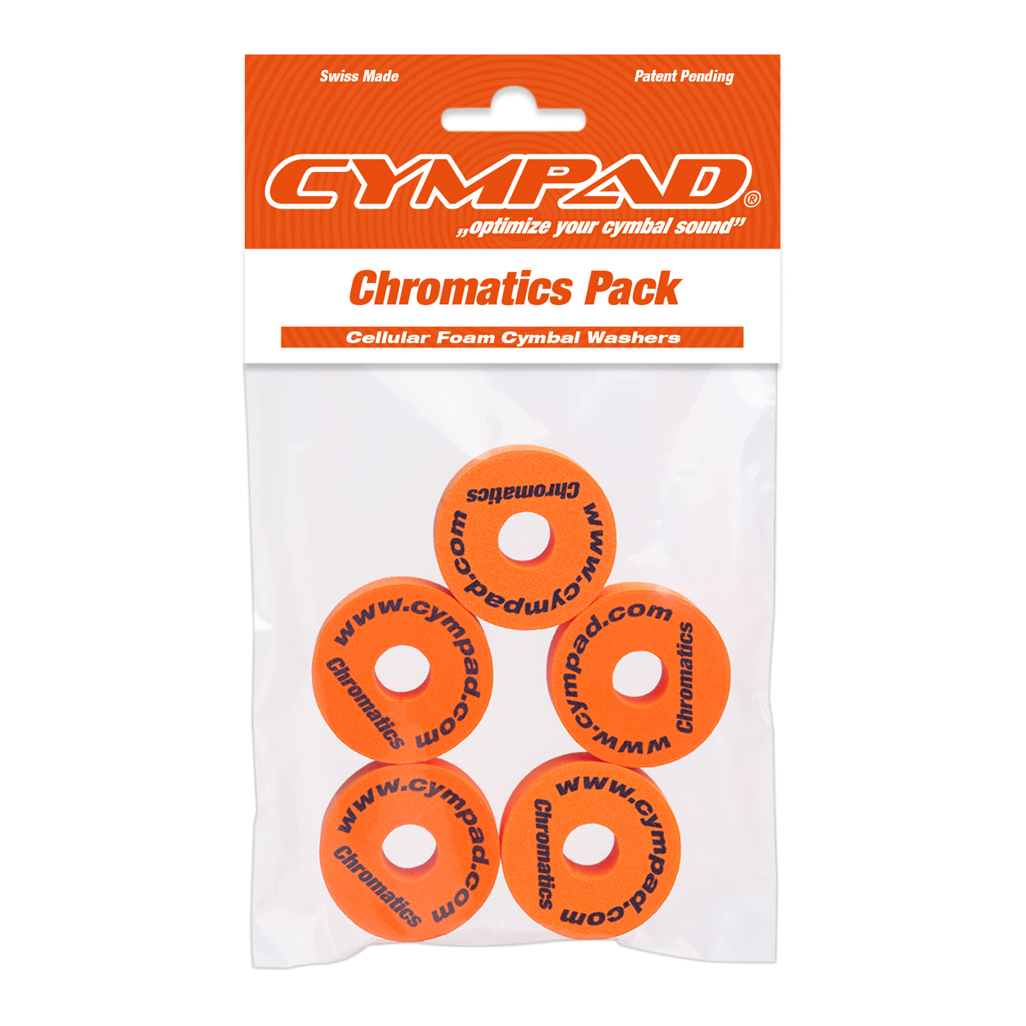 Cympad Set 5 Pads Cympad Chromatics Orange - Moer - Variation 3