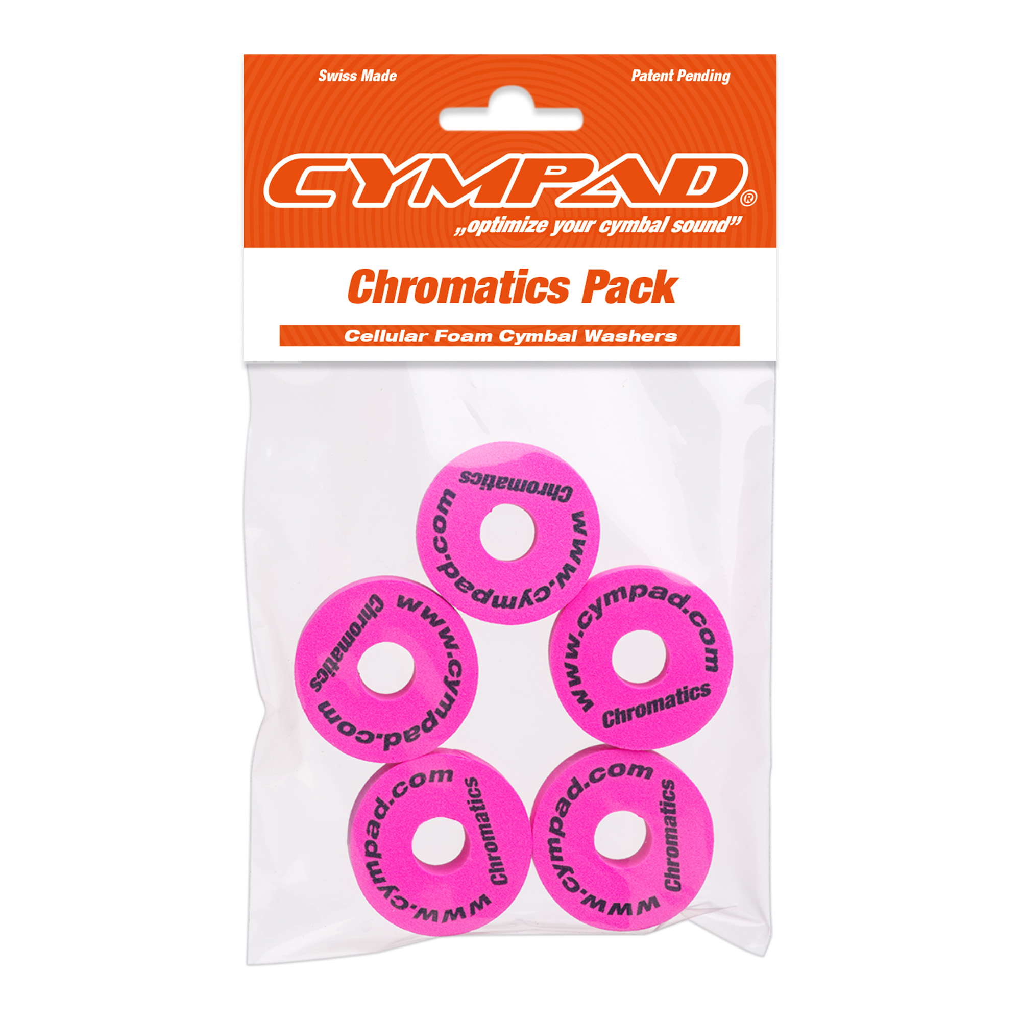 Cympad Set 5 Pads Cympad Chromatics Rose - Moer - Variation 2