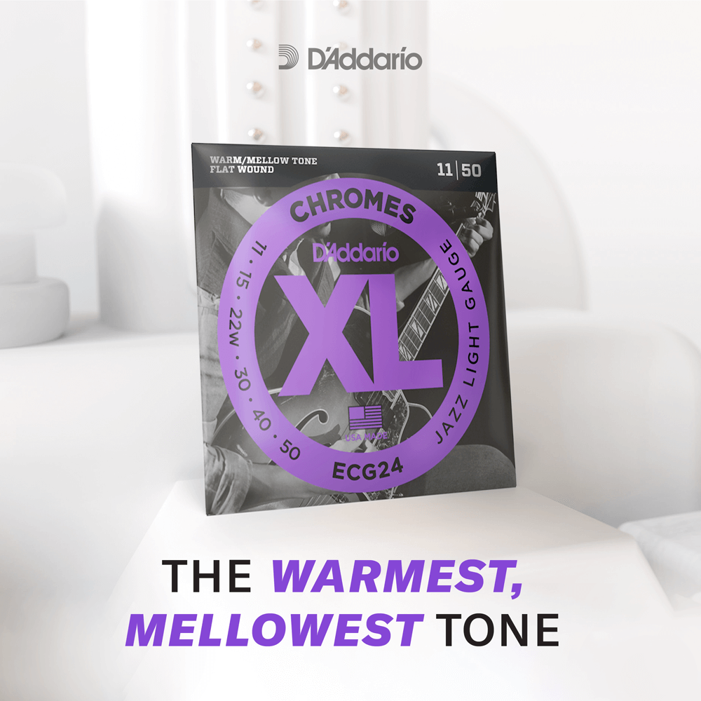 D'addario Jeu De 6 Cordes 11-50 Jazz Light, Plain Third, Xl Chromes Electric Guitar Strings - Elektrische gitaarsnaren - Variation 1