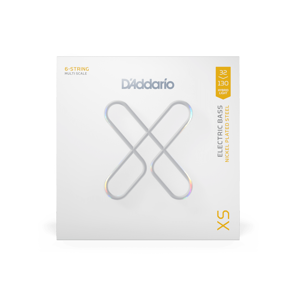 D'addario Jeu De 6 Cordes 32-130 Hybrid Light, Multiscale Coated Bass Strings - Elektrische gitaarsnaren - Variation 1
