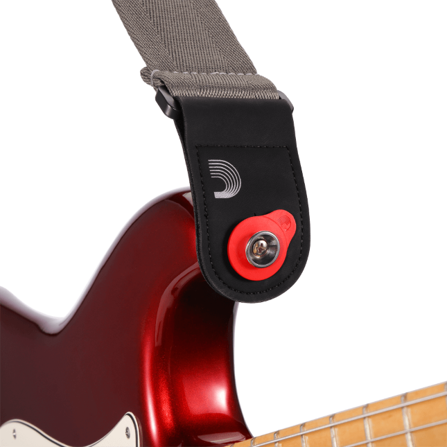 D'addario Anneaux De Blocage De Sangle Flex Lock, Rouge - Gitaarriem - Variation 3