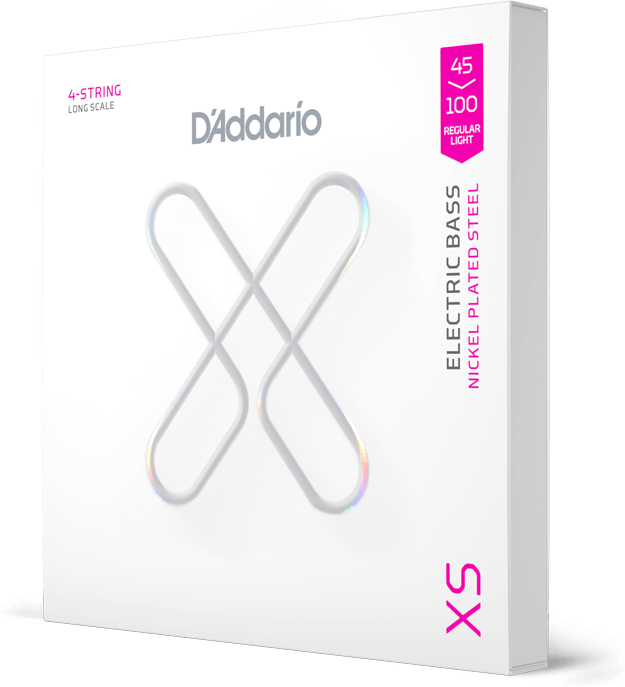 D'addario Jeu De 4 Cordes 45-100 Regular Light, Long Scale Coated Bass Strings - Elektrische gitaarsnaren - Main picture