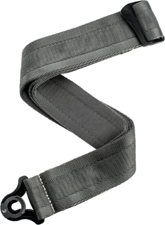 D'addario 50bal09 Auto Lock Guitar Strap, Metal Grey - Gitaarriem - Main picture