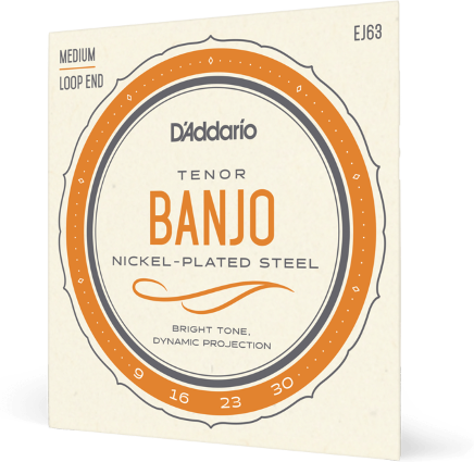 D'addario Ej63 Cordes Pour Banjo Light Tenor 09-30 - Banjosnaren - Main picture