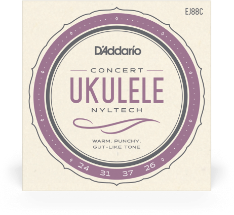 D'addario Jeu De 4 Cordes Ej88c Nyltech Ukulele, Concert - Ukulelesnaren - Main picture