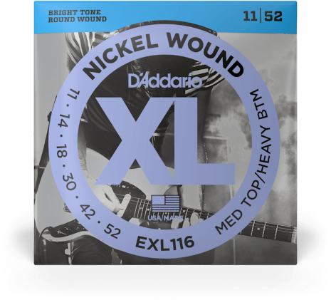 D'addario Jeu De 6 Cordes Guit. Elec. 6c Nickel Wound 011.052 Exl116 - Elektrische gitaarsnaren - Main picture
