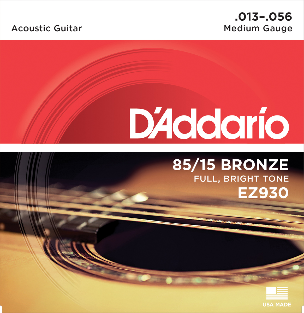 D'addario Guit. Folk 6c 85.15 American Bronze 013.056 Ez930 - Westerngitaarsnaren - Main picture