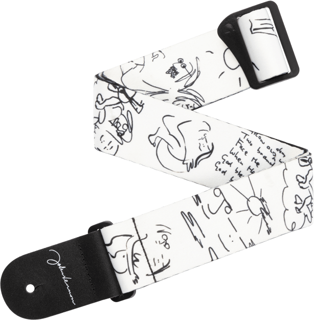 D'addario 50jl02 John Lennon Art Series Polyester Strap - John & Yoko - Gitaarriem - Main picture