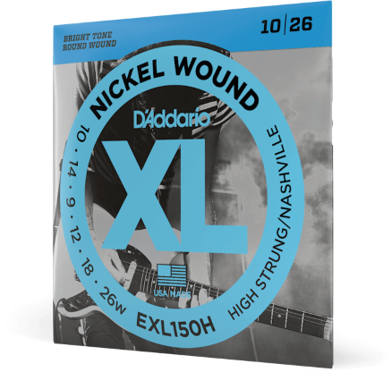 D'addario Nickel Wound High - Strung/nashville Tuning 10-26 - Elektrische gitaarsnaren - Main picture