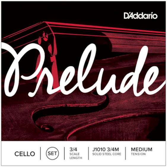 D'addario Prelude J1010  3/4m Jeu De Cordes Pour Violoncelle 3/4 Medium - Cellosnaar - Main picture