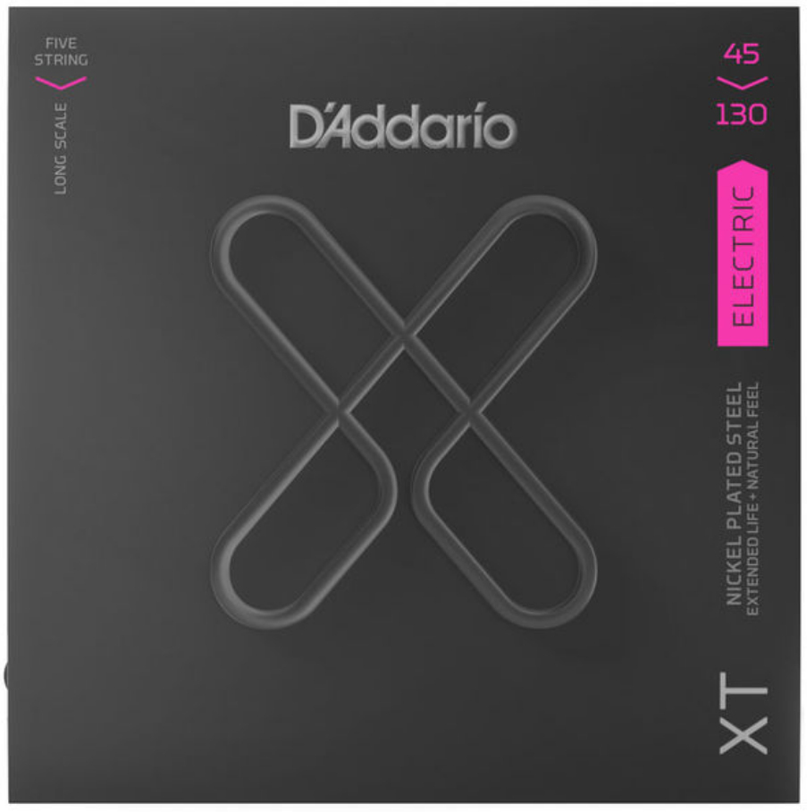 D'addario Xtb45130 Nps Electric Bass Long Scale 5c 45-130 - Elektrische bassnaren - Main picture