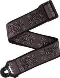 Gitaarriem D'addario 50BALPW03 Auto Lock Vintage Planet Waves, Suns Silver