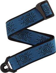 Gitaarriem D'addario 50BALPW04 Auto Lock Vintage Planet Waves, Suns/Blue