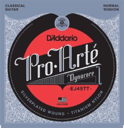 Nylonsnaren voor klassieke gitaar D'addario EJ45TT Pro Arte Classical Dynacore - Snarenset