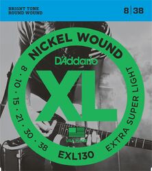 Elektrische gitaarsnaren D'addario EXL130 - Snarenset