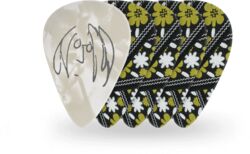 Plectrum D'addario John Lennon Rooftop Guitar Picks, Medium Gauge (0.7mm), 10 Pack