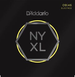 Elektrische gitaarsnaren D'addario NYXL0946 Nickel Wound, Super Light Top / Regular Bottom, 09-46 - Snarenset