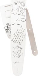 Gitaarriem D'addario John Lennon Art Series Leather Strap - John & Yoko