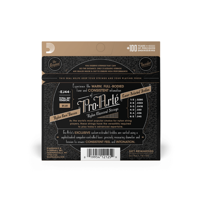 D'addario Ej44 Pro-artÉ Nylon, Extra Hard Tension - Nylonsnaren voor klassieke gitaar - Variation 1