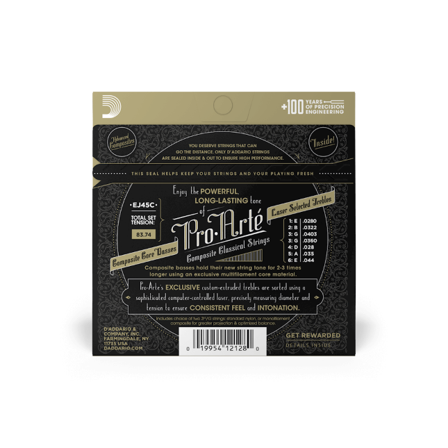 D'addario Jeu De 6 Cordes Ej45c Pro Arte Classical Composite Core - Normal Tension - Nylonsnaren voor klassieke gitaar - Variation 1