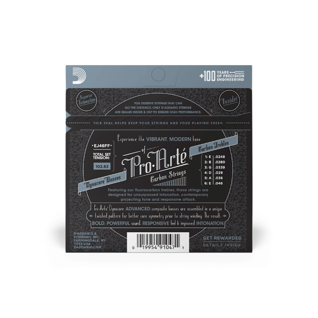 D'addario Ej46ff Pro Arte Classical Carbon - Hard Tension - Nylonsnaren voor klassieke gitaar - Variation 1