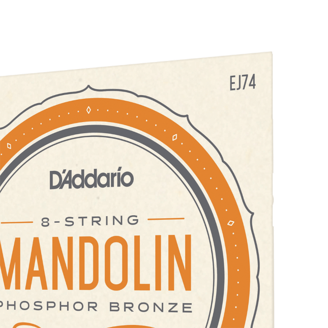 D'addario Ej74 Mandolin Strings Phosphor Bronze Medium 11-40 - Mandolinesnaren - Variation 1