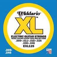 D'addario Jeu De 6 Cordes Exl125 Nickel Round Wound Sltrb 9-46 - Elektrische gitaarsnaren - Variation 1
