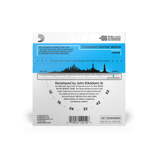 D'addario Guit. Folk 6c 80.20 Bronze 012.053 Ej11 - Westerngitaarsnaren - Variation 1