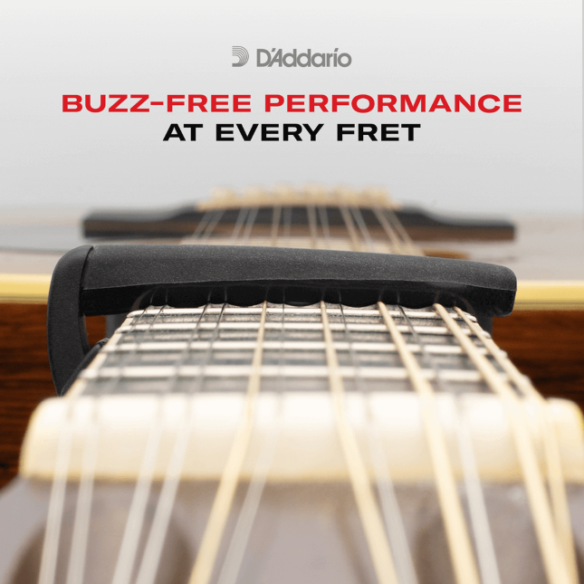 D'addario Ns Ned Steinberger Cp04 Guit. Classique Black - Capo - Variation 3