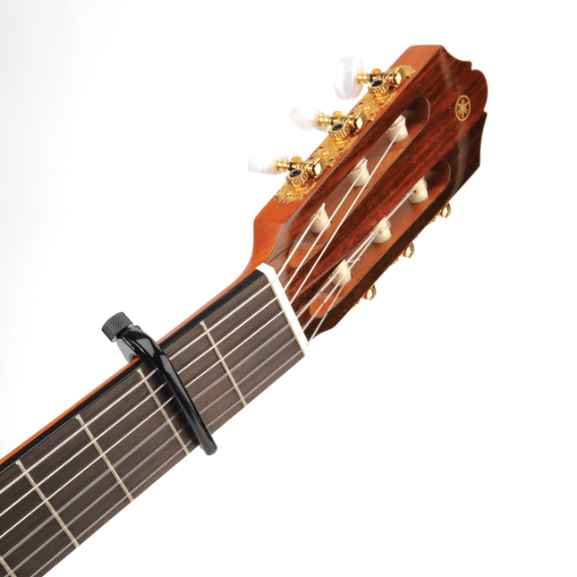 D'addario Ns Ned Steinberger Cp04 Guit. Classique Black - Capo - Variation 4