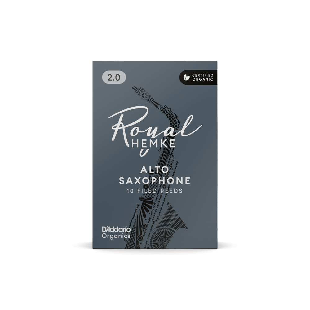 D'addario Royal Hemke Organic Alto Saxophone Reeds, Strength 3.0, 10-pack - Saxofoon riet - Variation 2