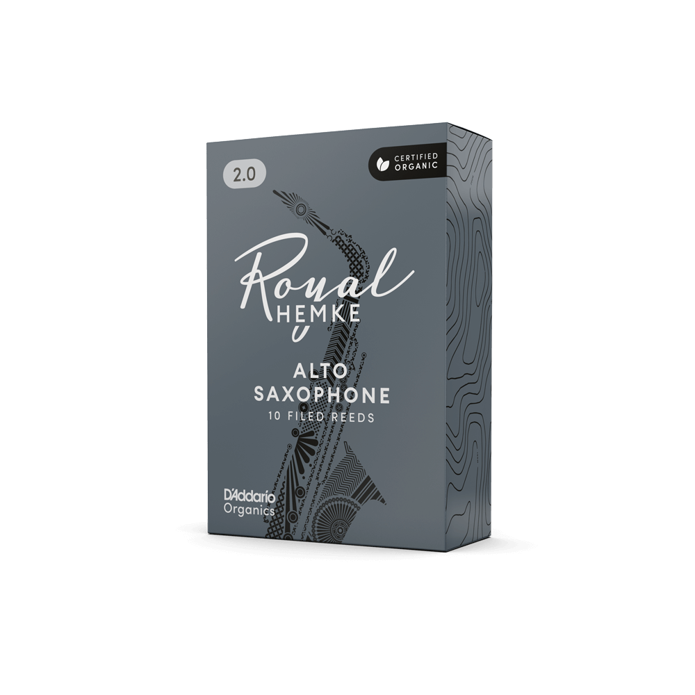 D'addario Royal Hemke Organic Alto Saxophone Reeds, Strength 3.0, 10-pack - Saxofoon riet - Variation 1