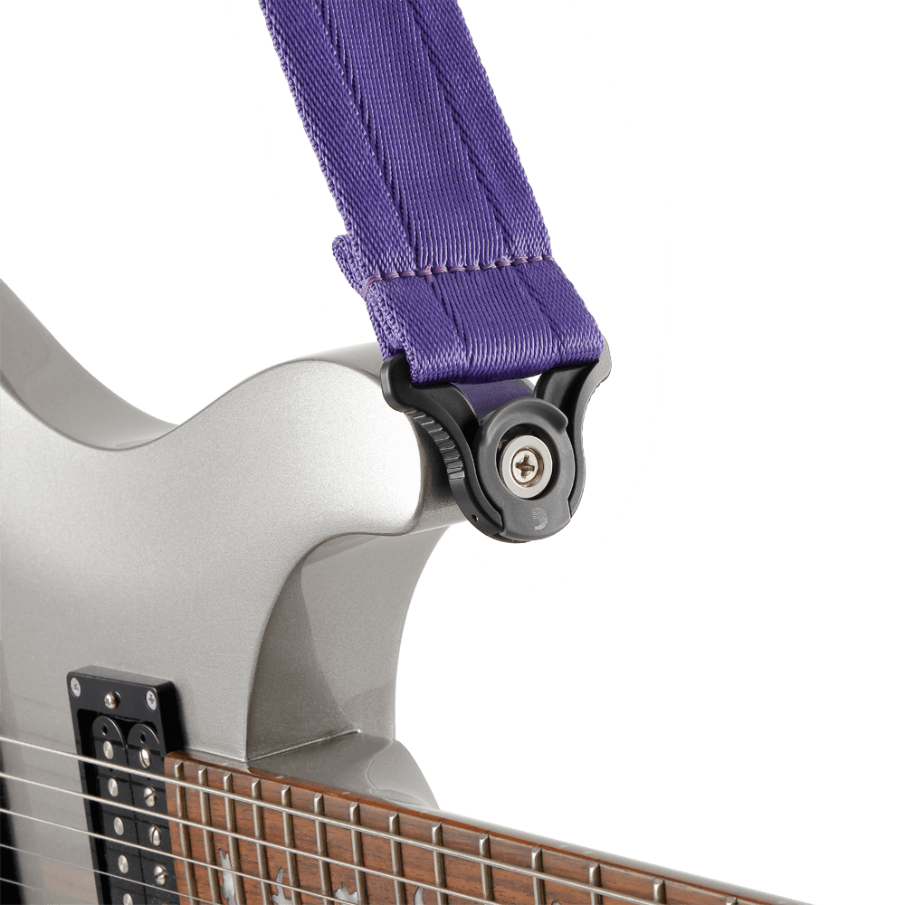 D'addario Sangle Auto Lock Pour Guitare, Deep Violet - Gitaarriem - Variation 3